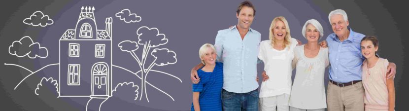 What is a Family Trust? - Family and Castle picture as a representation of Estate Planning