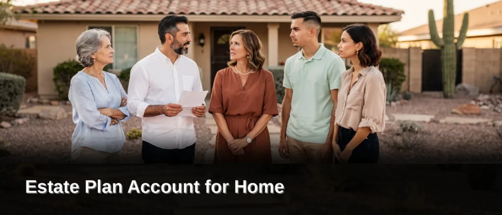 Estate Plan Account for Home in Arizona