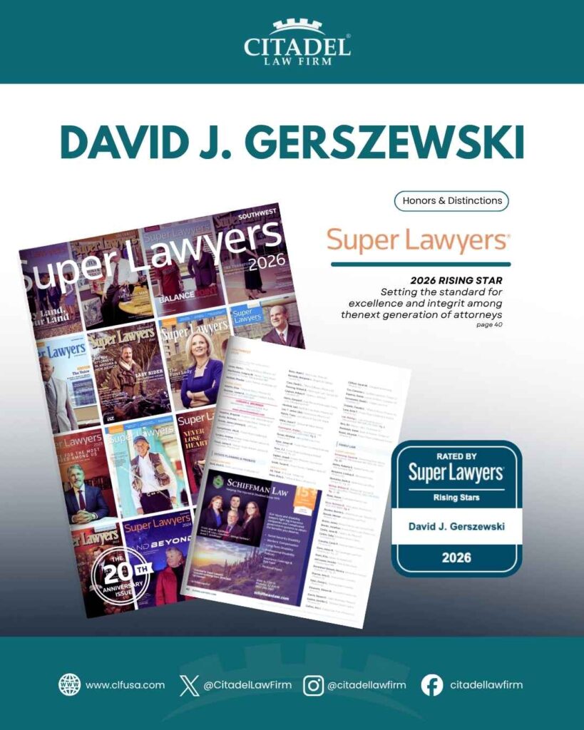 Attorney David Gerszewski - Super lawyer Magazine 2026