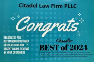 Citadel Law Firm PLLC - Best Estate Planning Attorney in Chandler for 2024 - Business Rate