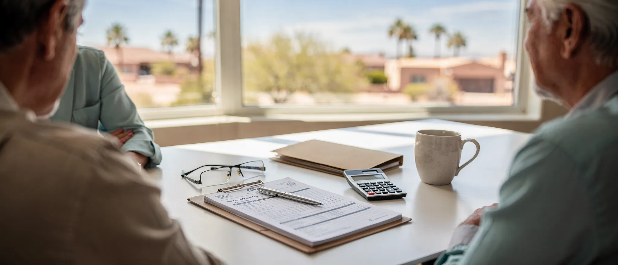 Individual reviewing financial powers of attorney and healthcare directives for estate planning
